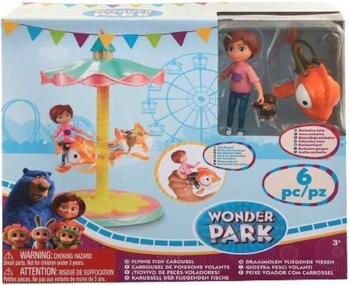 Jonotoys Wunderpark-Karussell mit fliegenden Fischen