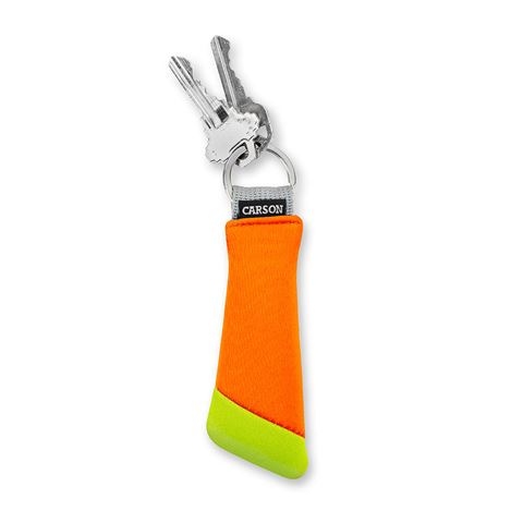 Carson schwebender Schlüsselanhänger für 3 Schlüssel – orange gelb