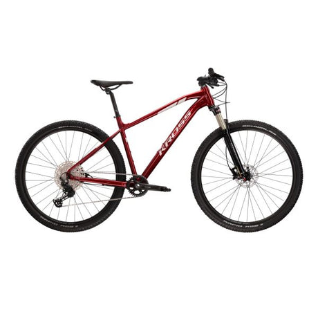 Kross Mountainbike Level 6.0 MTB – 29 Zoll – Rahmen M (17 Zoll) – Ruby Silver Gloss