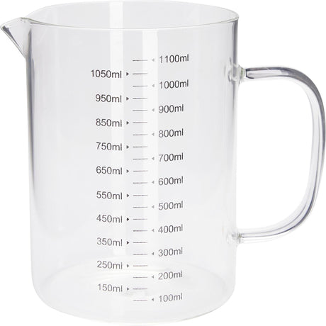 Excellent Houseware Messbecher Glas 1l