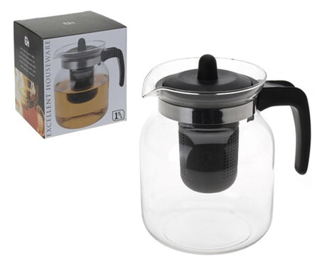 Excellent Houseware Teekanne Glas 1,5 Liter