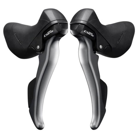 Shimano Einstell-Bremshebel-Set 2 x 8 Gang Claris ST-R2000 – Grau Schwarz