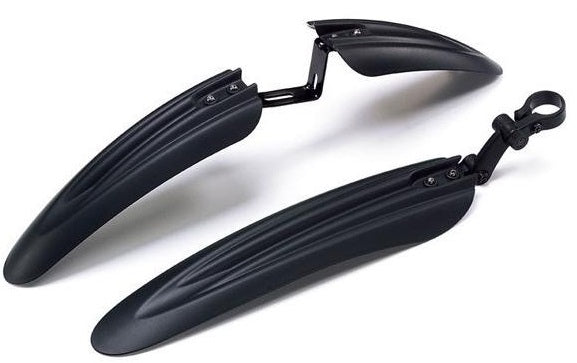 Sunnywheel 24-26 Zoll Kunststoff Schutzblechset MTB ATB schwarz