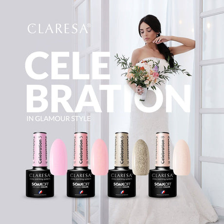 Claresa UV-LED-Gel-Nagellack, 5 ml, Celebration 5