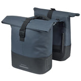 Basil Doppelte Fahrradtasche Cove Mik 28-32l 14 x 29 x 36 cm - Blau Schwarz