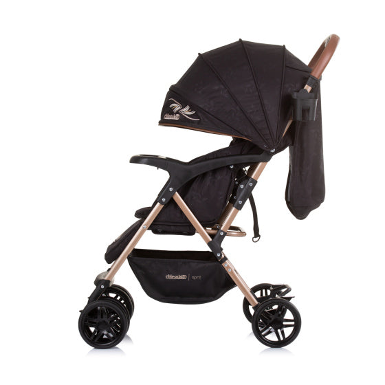 Chipolino April faltbarer Fehler mit Fußabdeckung Obsidian Schwarz