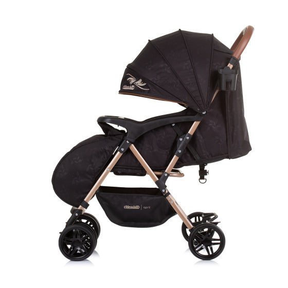 Chipolino April faltbarer Fehler mit Fußabdeckung Obsidian Schwarz