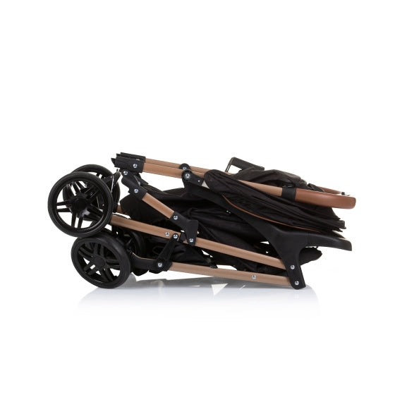 Chipolino April faltbarer Fehler mit Fußabdeckung Obsidian Schwarz