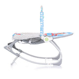 Chipolino Baby Spa Schaukelstuhl mit Musik und beruhigenden Vibrationen blau grau