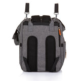 Chipolino -Rucksackwickeltasche mit zusätzlichem Speicherplatz Granitgrau