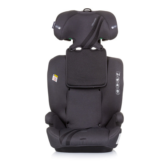Chipolino -Ikon -Autositz I -Größe 76 -150 cm Gruppe 1, 2 und 3 Granitanthrazit