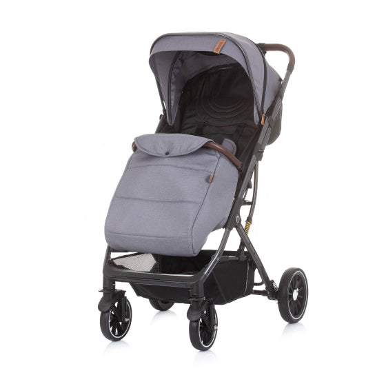 Chipolino Combo Foldable Buggy mit Fußabdeckung Gletschern grau