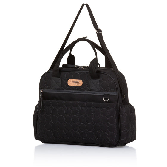 Chipolino -Schulter -Wickelbeutel mit Versionsmatte Obsidian Schwarz