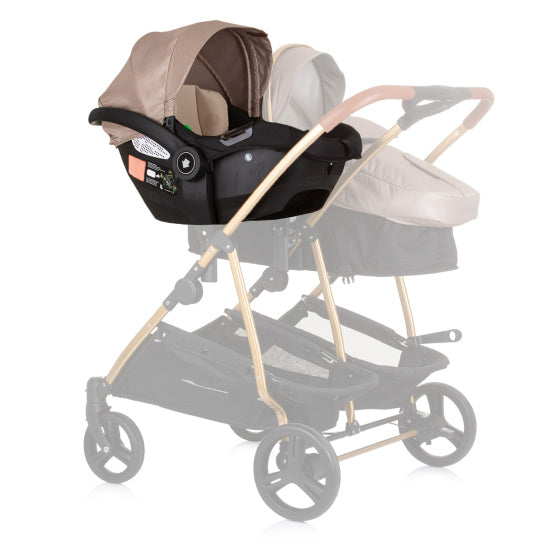 Chipolino Duo Autositz 40-87 cm Gruppe 0+ Golden Black Beige