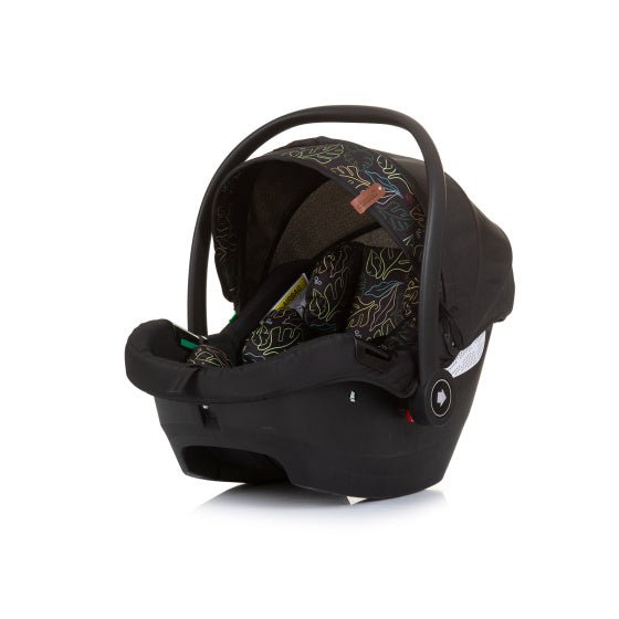 Chipolino Duo Autositz 40-87 cm Gruppe 0+ Obsidian Blätter schwarz