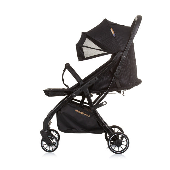 Chipolino Kiss Autofolding Foldable Buggy Obsidian Schwarz