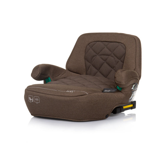 Chipolino Safy Sitzerhöhung i-Size 125-150 cm Isofix Macadamiabraun