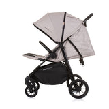 Chipolino Top-Klappbuggy für 2 Personen, Macadamia-Beige-Schwarz