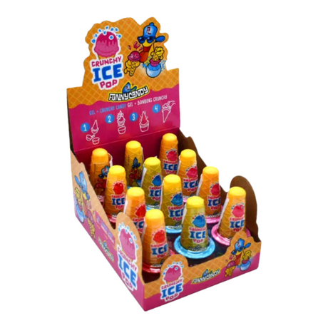 Lustiger Bonbon knuspriges Eis am Stiel (12x 70gr)