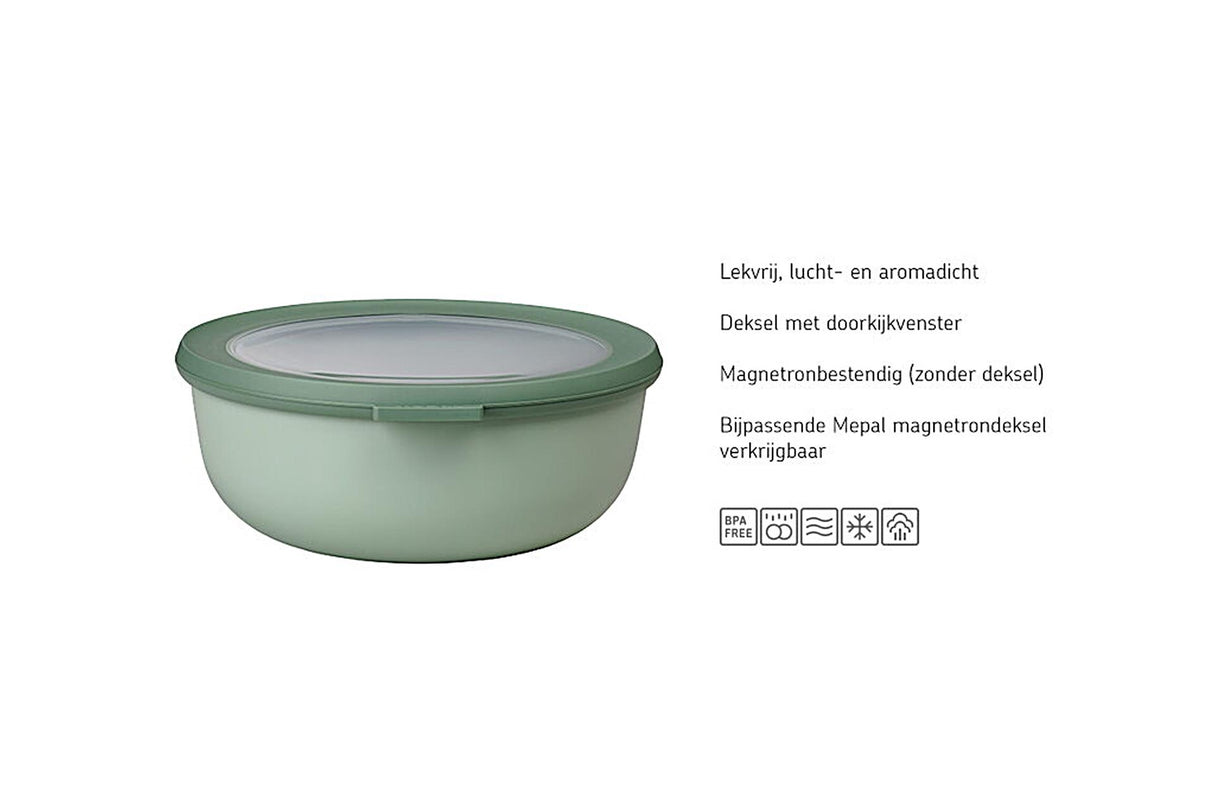 Mepal Multischüssel Cirqula 2000 ml nordischer Salbei