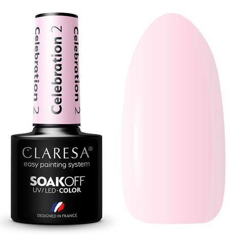 Claresa UV-LED-Gel-Nagellack, 5 ml, Feier 2