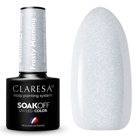 Claresa UV-LED-Gel-Nagellack, 5 ml, Frosty Morning 5
