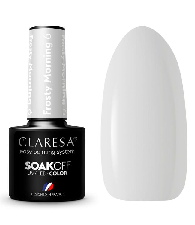 Claresa UV-LED-Gel-Nagellack, 5 ml, Frosty Morning 6
