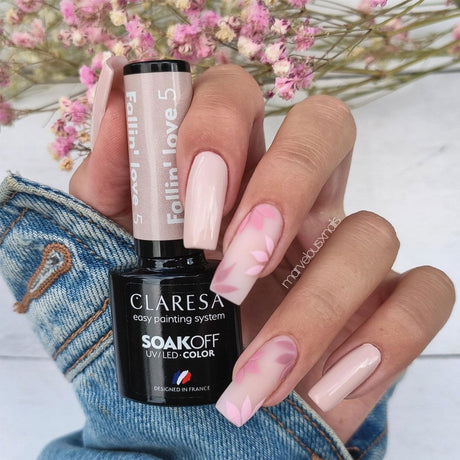 Claresa UV-LED-Gel-Nagellack, 5 ml, Fallin' Love 5