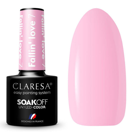 Claresa UV-LED-Gel-Nagellack, 5 ml, Fallin' Love 7