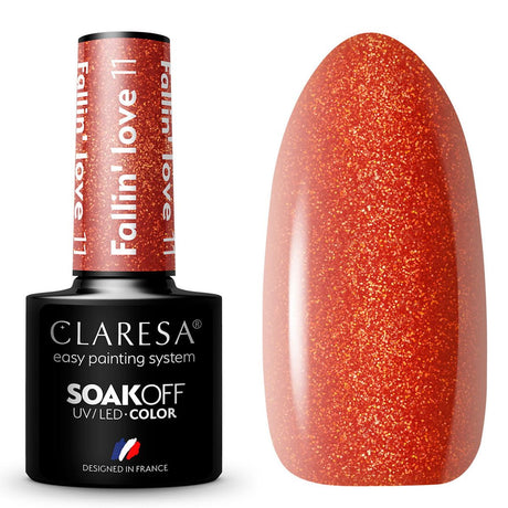 Claresa UV-LED-Gel-Nagellack, 5 ml, Fallin' Love 11