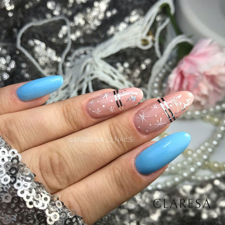 Claresa UV-LED-Gel-Nagellack, 5 ml, Blau 702 Sunny Garden