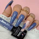 Claresa UV-LED-Gel-Nagellack, 5 ml, Blau 704 Quiet Forest