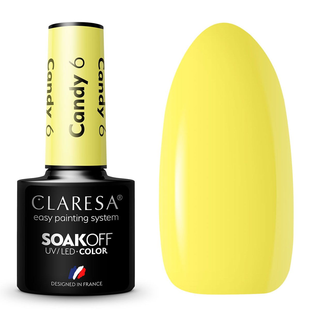 Claresa UV-LED-Gel-Nagellack, 5 ml, Candy 6