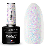 Claresa UV-LED-Gel-Nagellack, 5 ml, Glitzer 2
