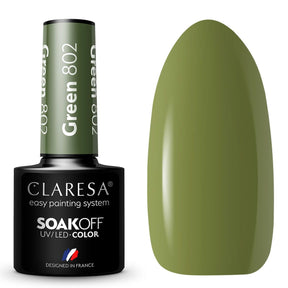 Claresa UV-LED-Gelpolitur 5 ml grün 802 Bring mich zum Fluss