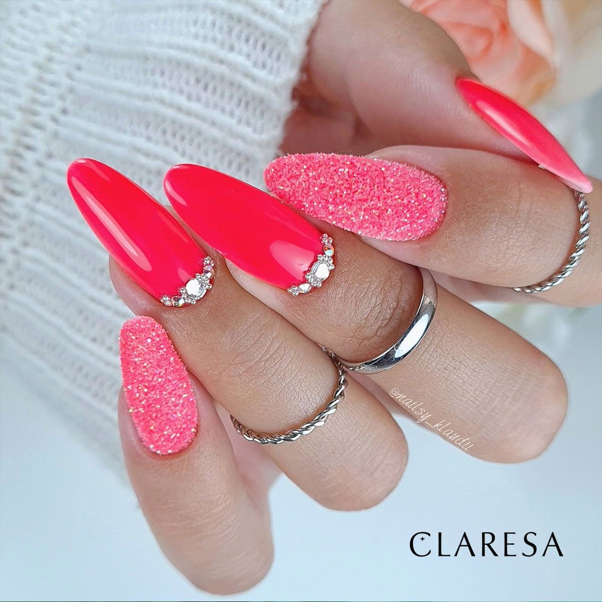 Claresa UV-LED-Gel-Nagellack, 5 ml, Neon 5