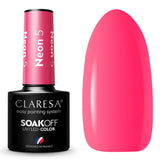 Claresa UV-LED-Gel-Nagellack, 5 ml, Neon 5