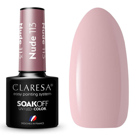 Claresa UV-LED-Gel-Lack, 5 ml, Nude 113