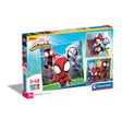 Clementoni Puzzle 3x48 Teile Spinnentier