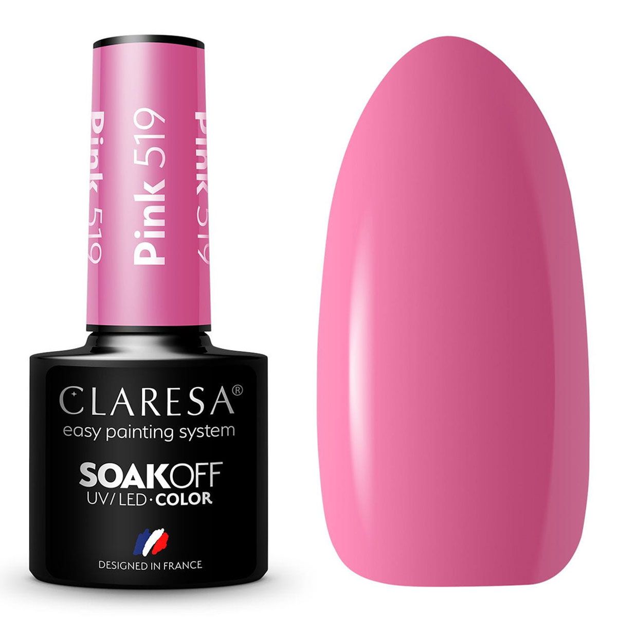 Claresa UV-LED-Gelpolitur 5 ml Pink 519 Sunny Garden