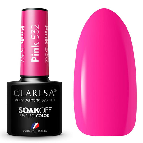 Claresa UV-LED-Gelpolitur 5 ml Pink 532 Sunny Garden