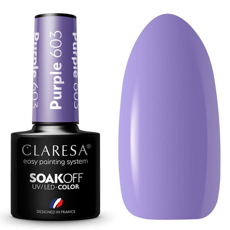 Claresa UV-LED-Gelpolitur 5 ml Lila 603 Kirmes
