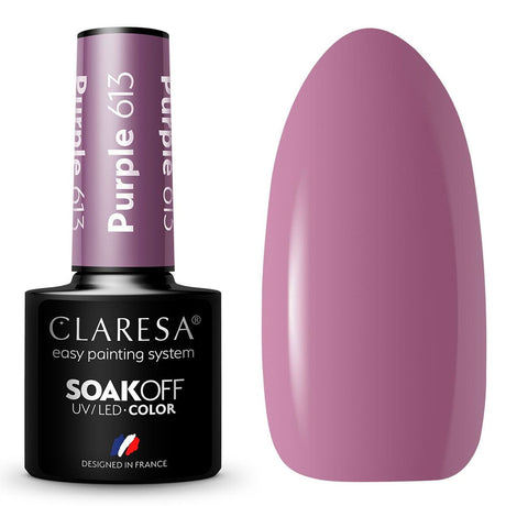 Claresa UV-LED-Gel-Nagellack, 5 ml, Lila 613 Savanna Vibes