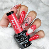 Claresa UV-LED-Gel-Nagellack, 5 ml, Rot 402 Savanna Vibes