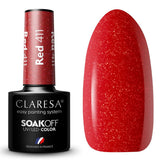 Claresa UV-LED-Gel-Nagellack, 5 ml, Rot 411 Sunny Garden