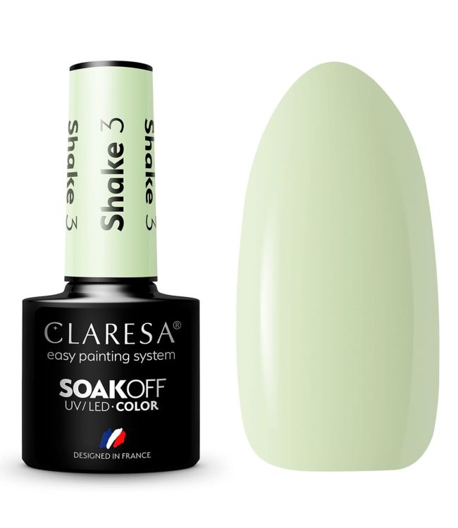 Claresa UV-LED-Gel-Nagellack, 5 ml, 3 mal schütteln
