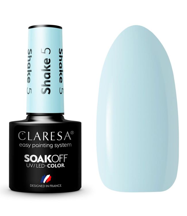 Claresa UV-LED-Gel-Nagellack, 5 ml, 5 mal schütteln