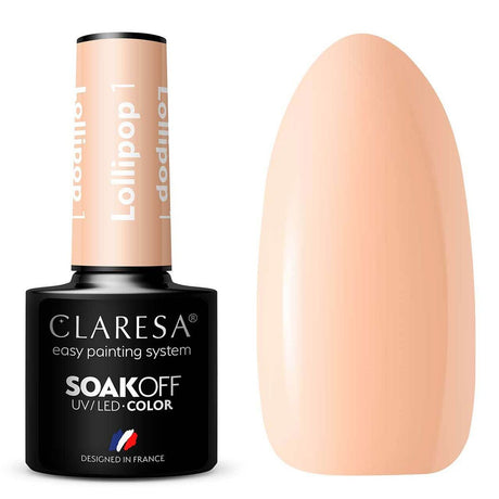 Claresa UV-LED-Gel-Nagellack, 5 ml, Lollipop 1