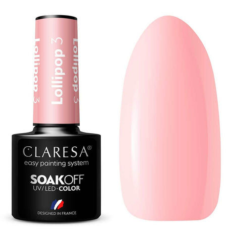 Claresa UV-LED-Gel-Nagellack, 5 ml, Lollipop 3
