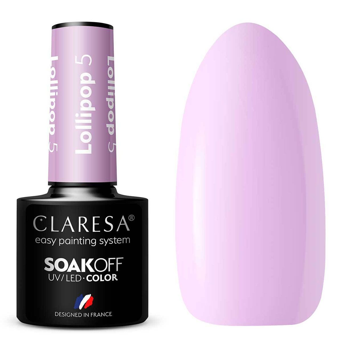 Claresa UV-LED-Gel-Nagellack, 5 ml, Lollipop 5
